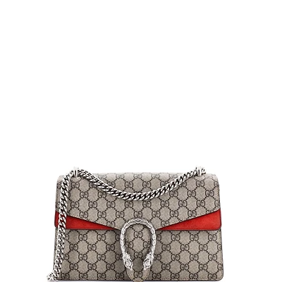 Pre-Owned Gucci Small Dionysus Bag Gg Coated Canvas
