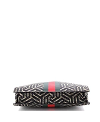 Pre-Owned Gucci Convertible Soft Open Tote Caleido Gg Coated Canvas