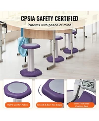 Gouun Kids Wobble Chair with Cushion Active Flexible Seating Stool for Ages 7 to 14