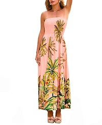 Cupshe Women's Ocean View Tropical Maxi Beach Dress