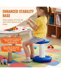 Gouun Kids Wobble Chair with Cushion Active Flexible Seating Stool for Ages 3 to 7