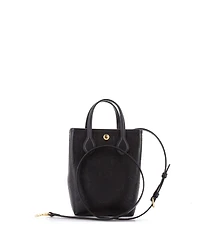 Pre-Owned Gucci Mini Vertical Tote Gg Embossed Leather
