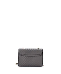 Pre-Owned Gucci Mini Emily Chain Flap Bag Microguccissima Leather