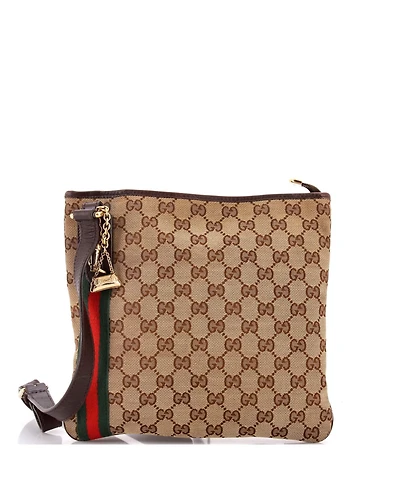 Pre-Owned Gucci Jolicoeur Messenger Bag Gg Canvas
