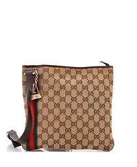 Pre-Owned Gucci Jolicoeur Messenger Bag Gg Canvas