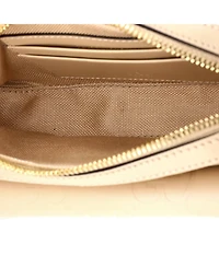 Pre-Owned Gucci Super Mini Front Pocket Chain Shoulder Bag Jumbo Gg Embossed Leather