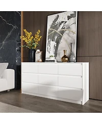 Famapy 9-Drawer Paint Finish Dresser Chest of Drawers