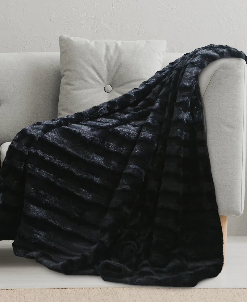 Cheer Collection Textured Decorative Throw, 108" x 88"