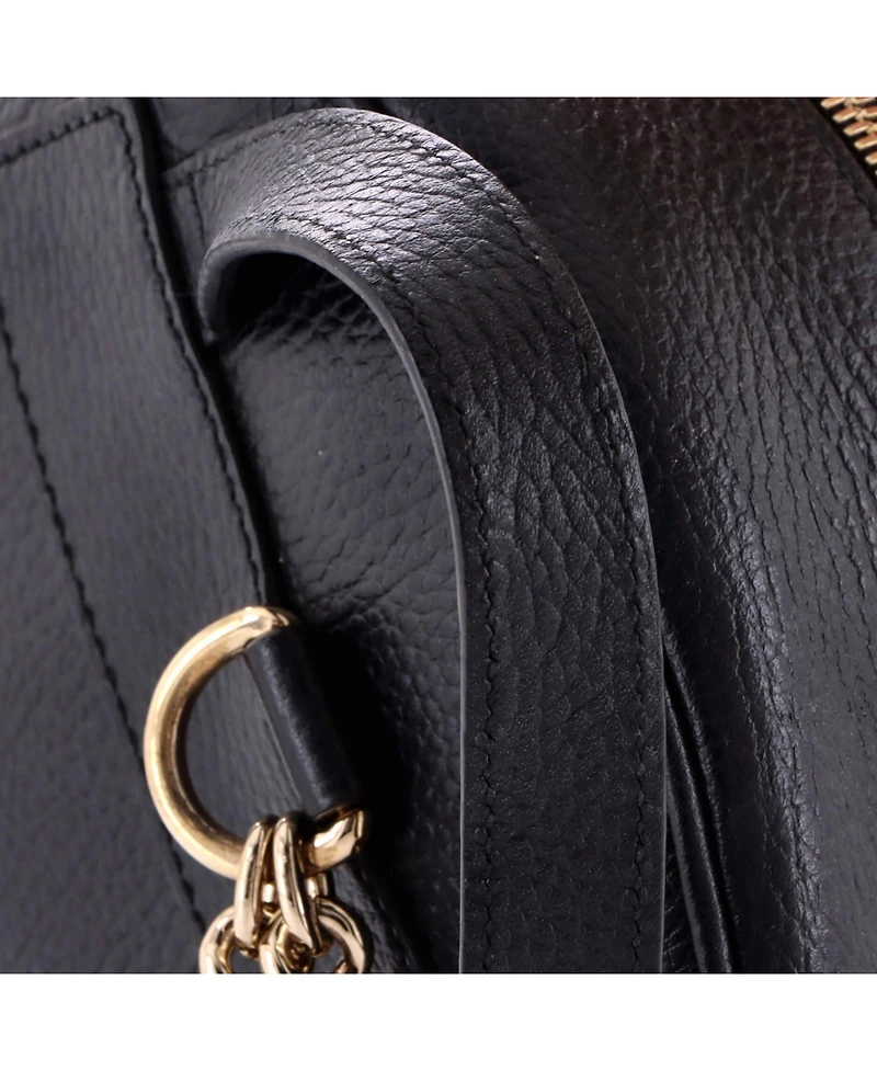 Pre-Owned Gucci Soho Chain Backpack Leather