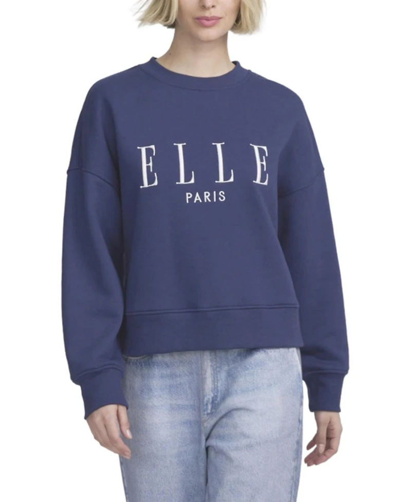 Elle Collection Women's Embroidered Elle Sweatshirt