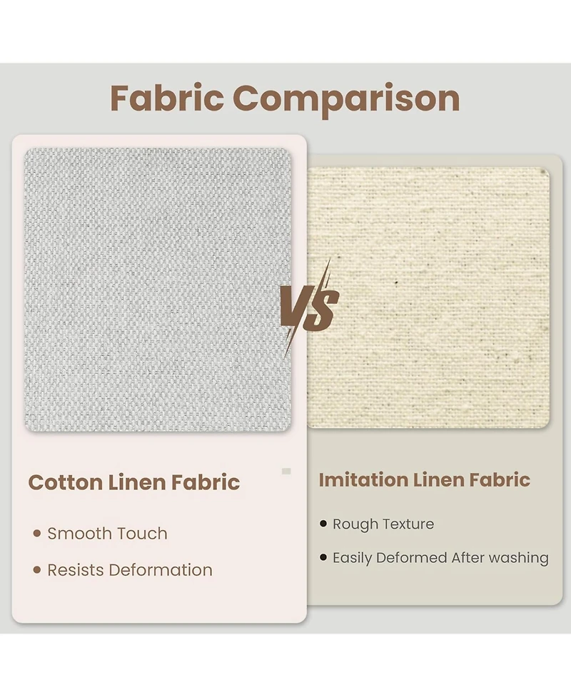 gaomon 70.8 Inch Oval Dining Table with Upholstered Dining Chairs, Kitchen Table with Sturdy Wooden Base