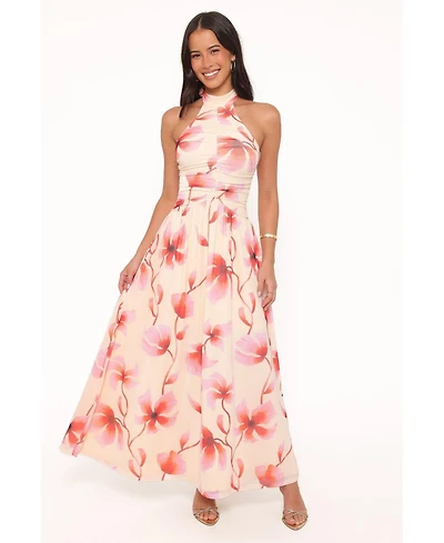 Petal and Pup Women's Kaira Halterneck Maxi Dress