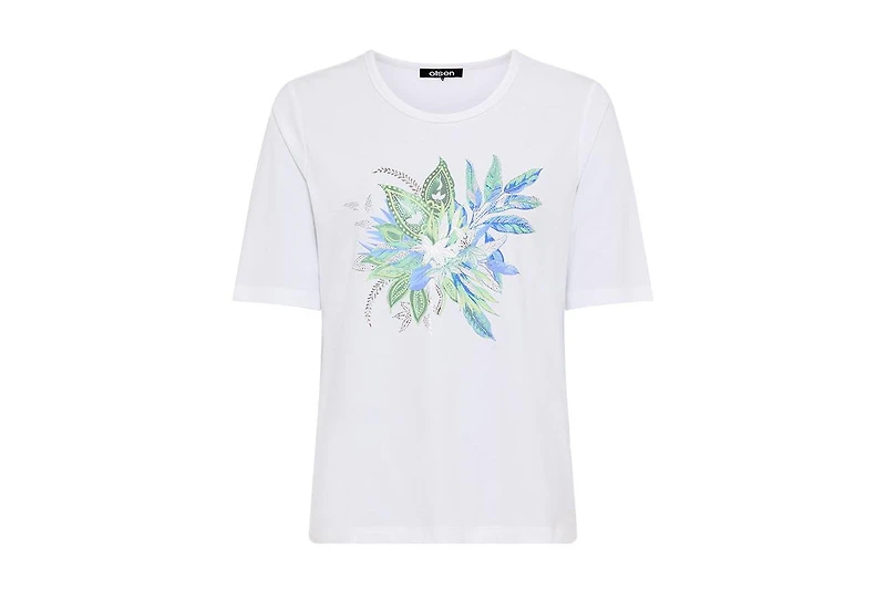 Olsen Women's Placement Print T-Shirt