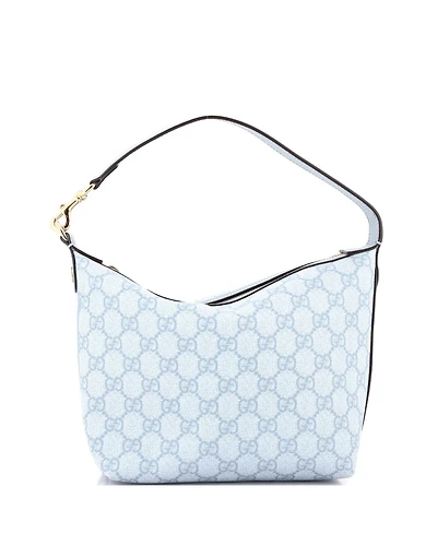 Pre-Owned Gucci Super Mini Ophidia Zip Shoulder Bag Gg Coated Canvas