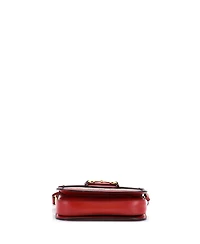 Pre-Owned Gucci Small Horsebit 1955 Shoulder Bag Gg Coated Canvas with Leather