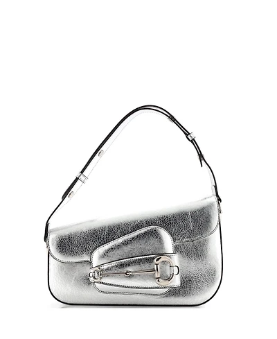 Pre-Owned Gucci Small Horsebit 1955 Asymmetric Shoulder Bag Leather