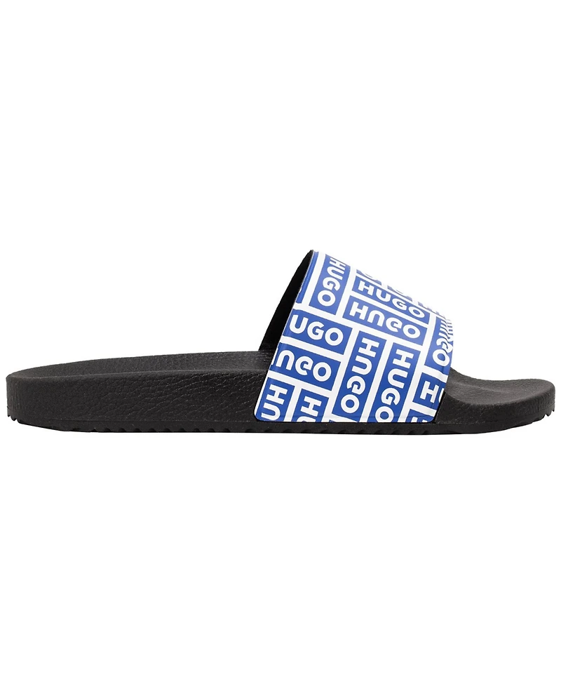 Men's Monogram Logo Slip-on Slides