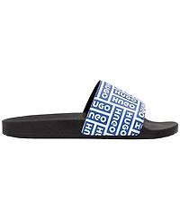 Men's Monogram Logo Slip-on Slides