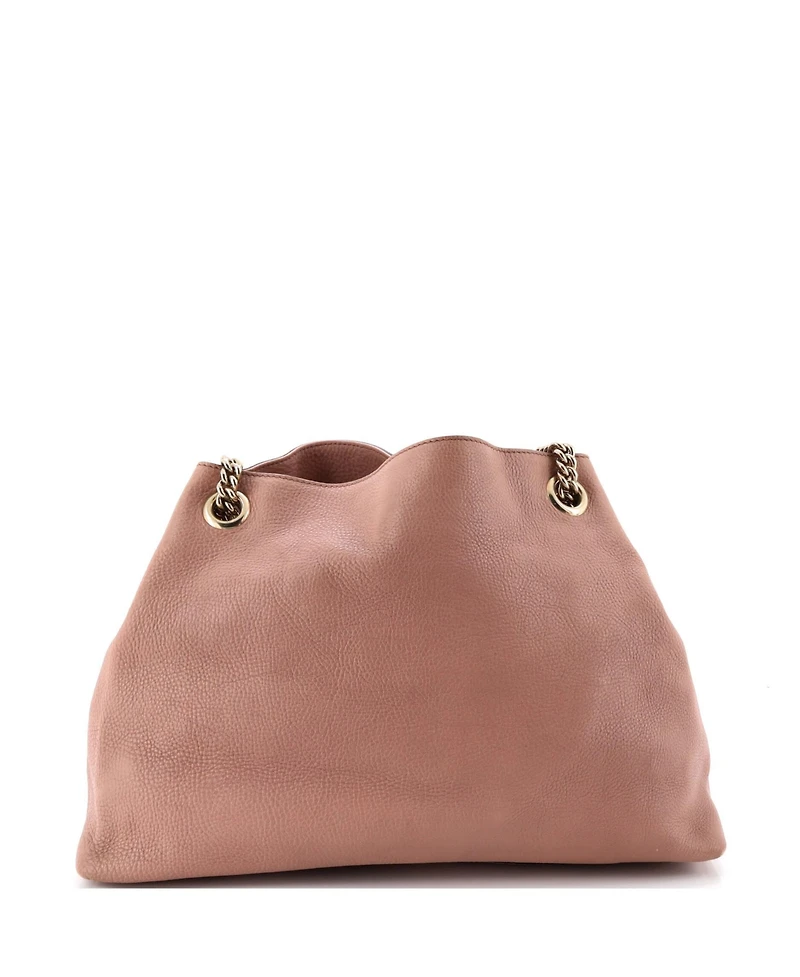 Pre-Owned Gucci Medium Soho Chain Strap Shoulder Bag Leather
