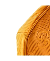 Pre-Owned Gucci Small Belt Bag Gg Embossed Perforated Leather