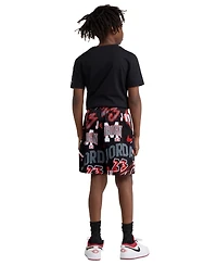 Jordan Boys' 8-18 Dynasty Printed Elastic Waist Shorts