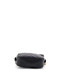 Pre-Owned Gucci Mini Gg Marmont Shoulder Bag Matelasse Leather