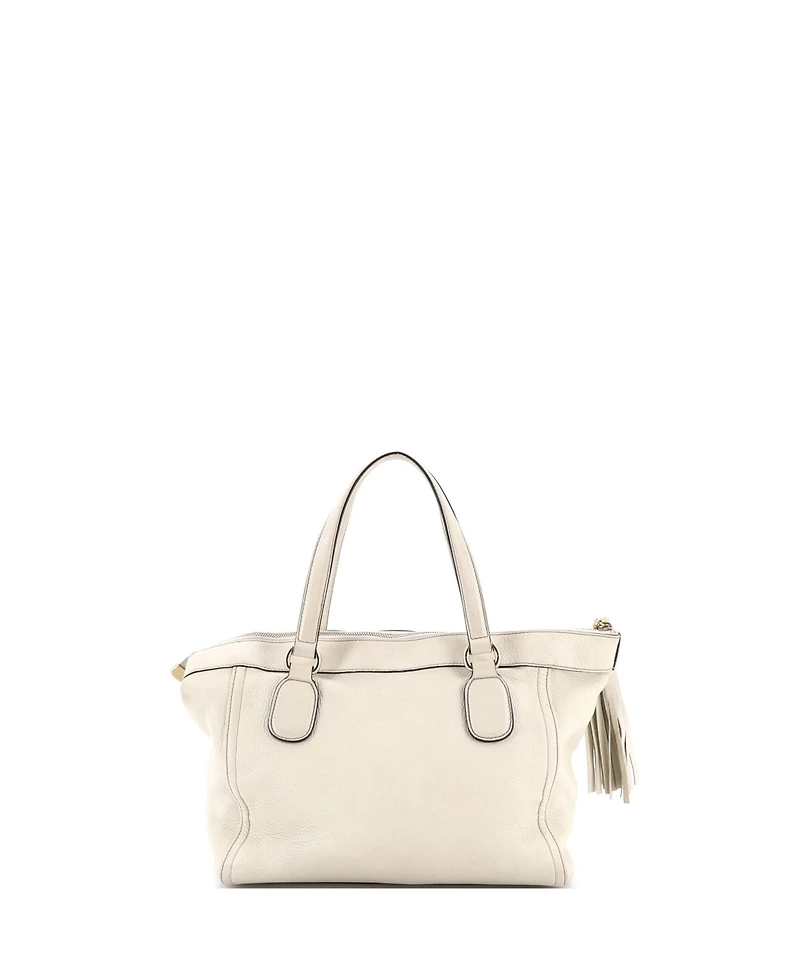 Pre-Owned Gucci Small Soho Zip Tote Leather