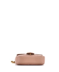 Pre-Owned Gucci Super Mini Gg Marmont Flap Bag Matelasse Leather