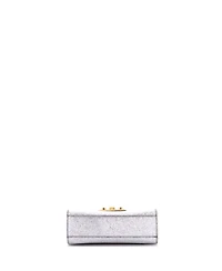 Pre-Owned Gucci Small Padlock Shoulder Bag Textured Metallic Leather
