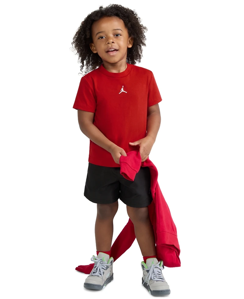 Jordan Toddler Boys Dri-fit Jumpman Woven Play Jersey T-Shirt & Mesh Shorts, 2 Piece Set