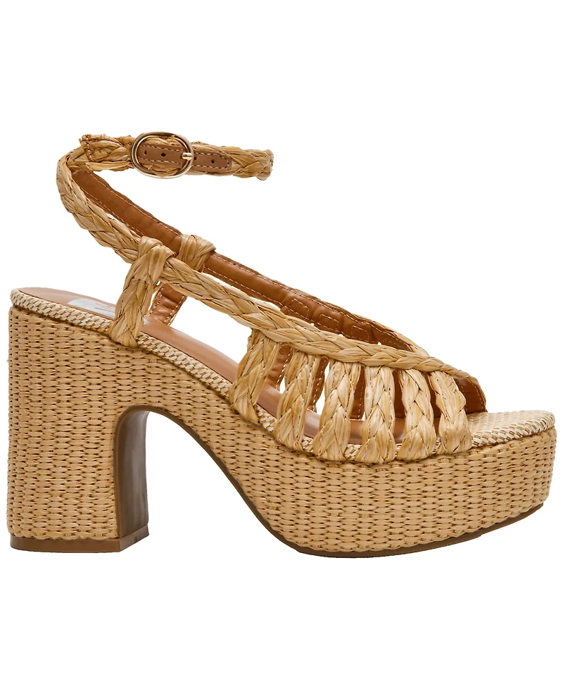 Dv Dolce Vita Women's Micksy Two-Piece Strappy Platform Sandals