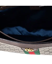 Pre-Owned Gucci Medium Ophidia Chain Shoulder Bag Gg Coated Canvas