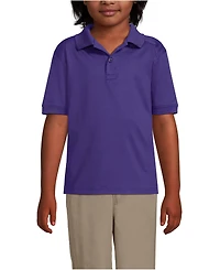 Lands' End Girls Short Sleeve Rapid Dry Polo Shirt