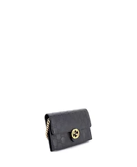 Pre-Owned Gucci Icon Wallet on Chain Guccissima Leather