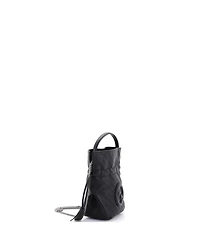 Pre-Owned Gucci Mini Blondie Nm Bucket Bag Diagonal Quilted Leather