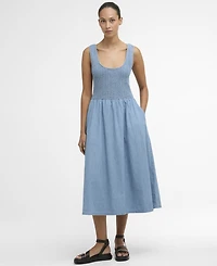 Barbour Women's Josie Sleeveless Midi Dress