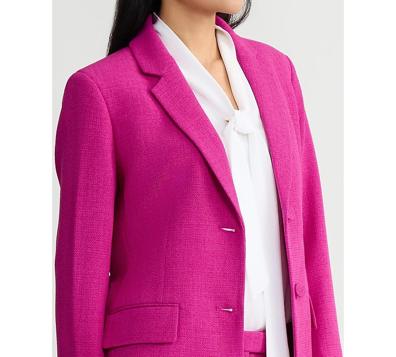 Kasper Women's Belted Notch Collar Blazer