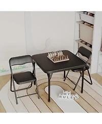gaomon Boys and Girls Folding Table and Chair Set of 3
