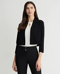 Kasper Women's Cropped Kissing Front Shrug