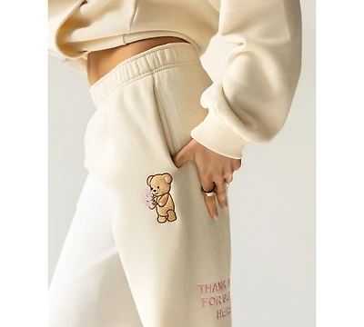 The Happy Camp3r Juniors' Thank You Straight-Leg Sweatpants