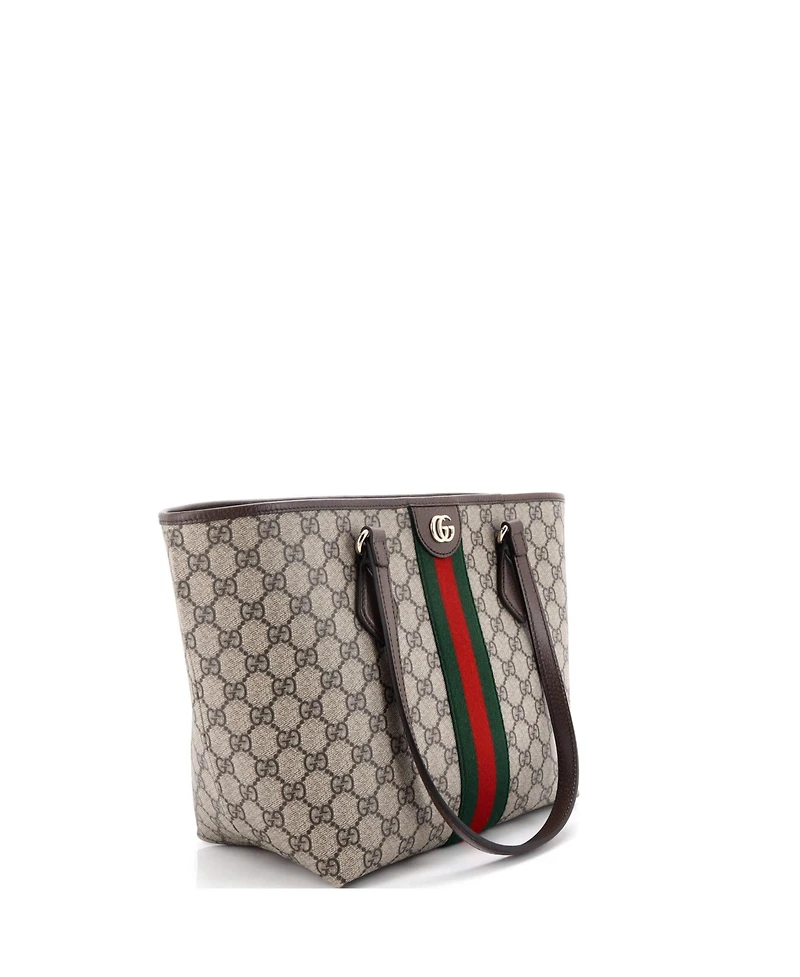 Pre-Owned Gucci Medium Ophidia Shopper Tote Gg Coated Canvas
