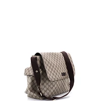 Pre-Owned Gucci Diaper Bag Gg Coated Canvas