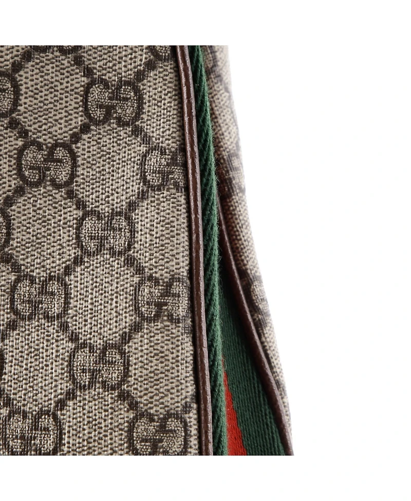 Pre-Owned Gucci Medium Attache Shoulder Bag Gg Coated Canvas