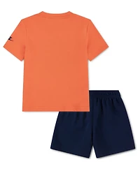 Nike Toddler Boys' 2T-4T Short-Sleeve T-Shirt and French Terry Shorts, 2-Piece Set
