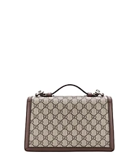 Pre-Owned Gucci Small Dionysus Top Handle Chain Bag Gg Coated Canvas