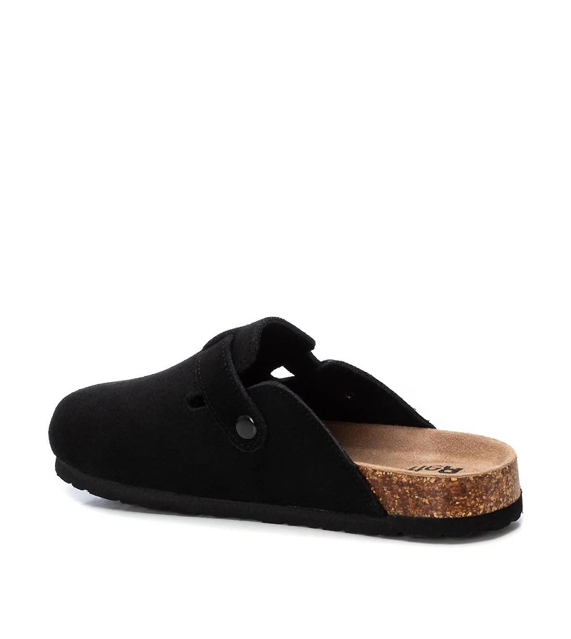 Xti Women's Refresh Collection Suede Clog Mule Flats