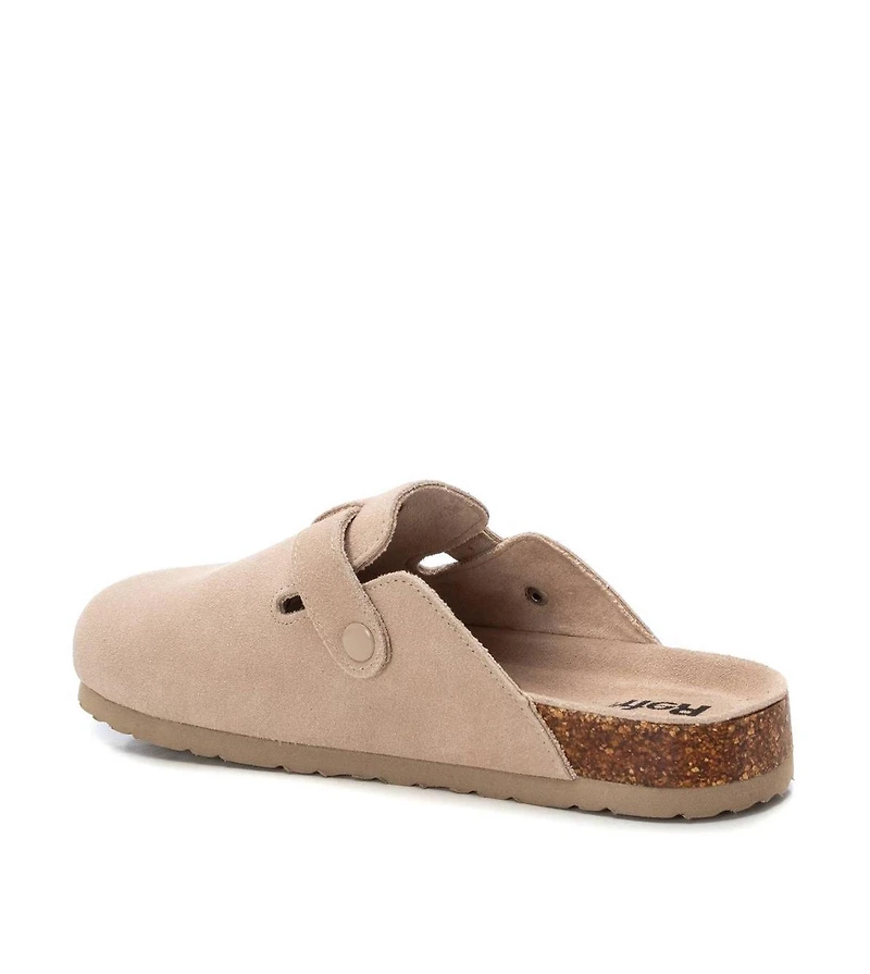 Xti Women's Refresh Collection Suede Clog Mule Flats