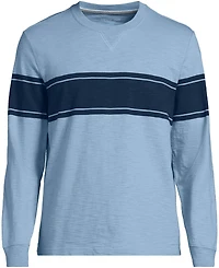 Lands' End Men's Long Sleeve Slub Crew