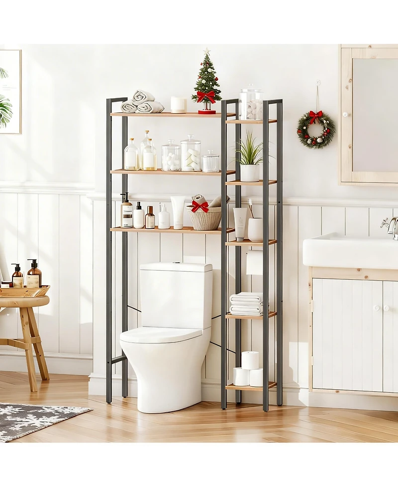 Yigii Over Toilet Storage 8-Tier Bathroom Organizer Shelf