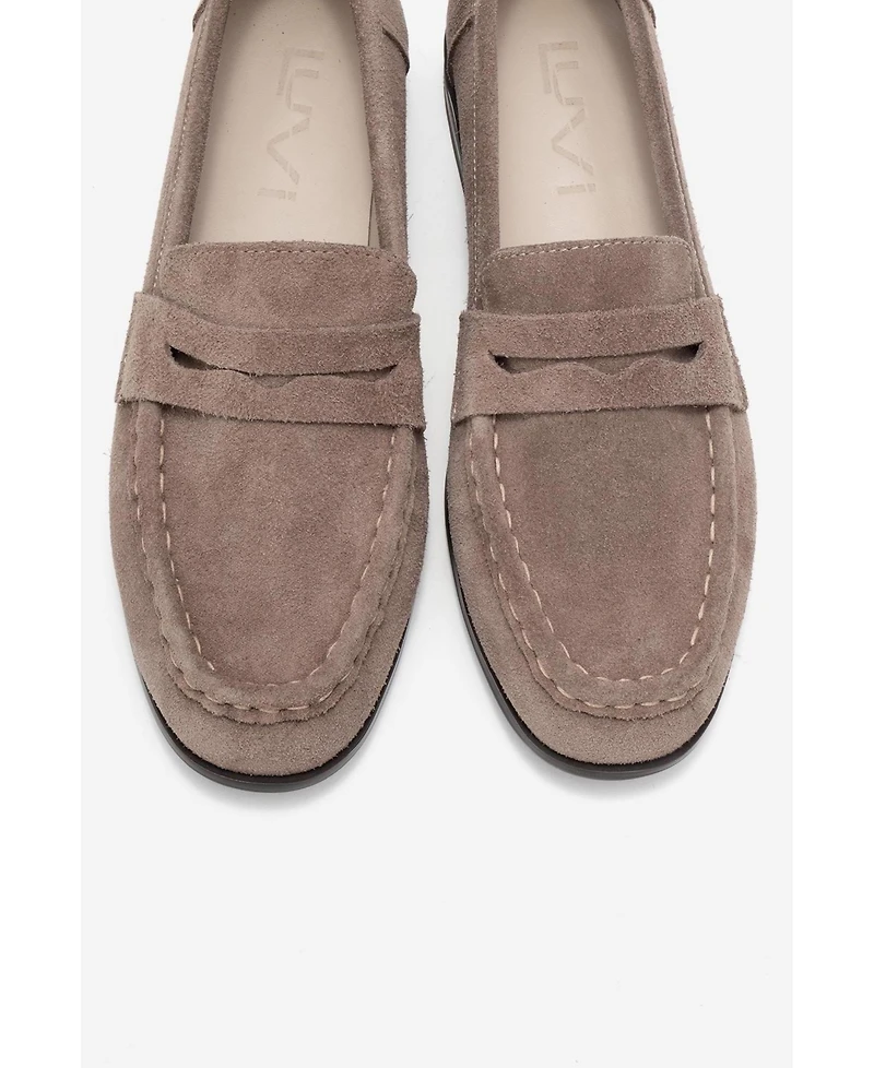 Forever and Always Shoes Women's Valia Leather Loafer